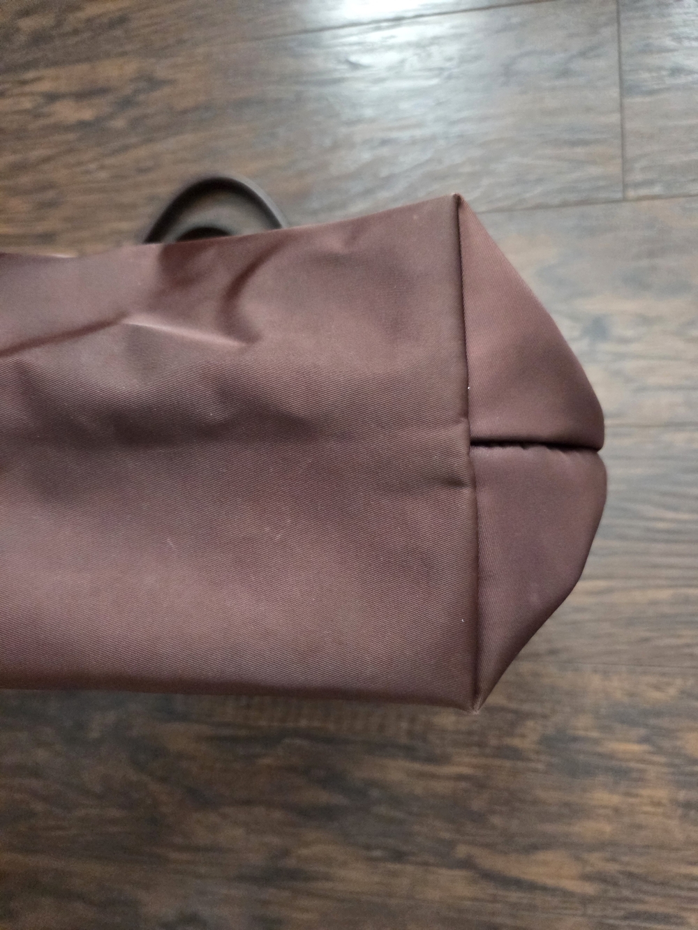 Longchamp Brown Le Pliage Medium Nylon Tote Bag - Picture 9 of 10
